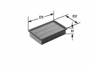 CLEAN FILTERS Õhufilter MA3129