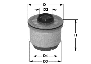 CLEAN FILTERS Polttoainesuodatin MG3608