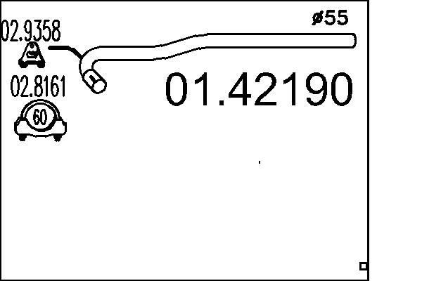 MTS išleidimo kolektorius 01.42190