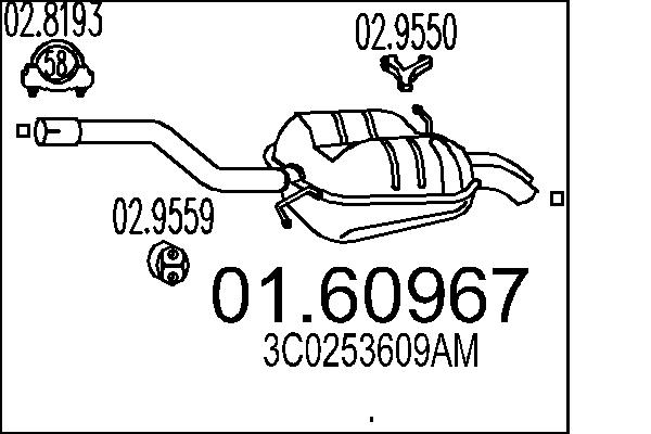 MTS galinis duslintuvas 01.60967