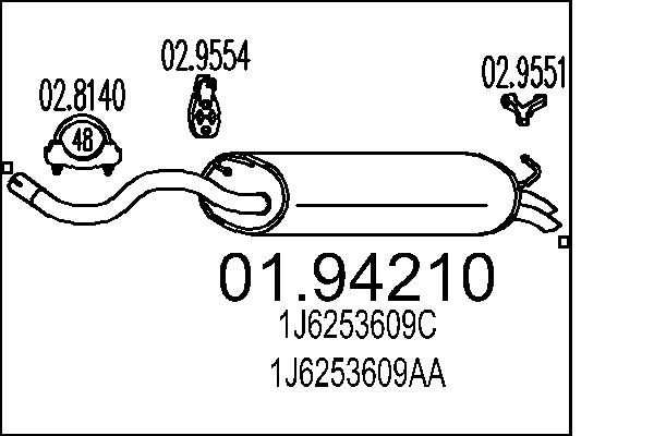 MTS galinis duslintuvas 01.94210