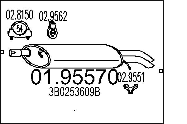 MTS galinis duslintuvas 01.95570