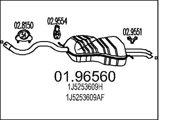 MTS galinis duslintuvas 01.96560