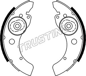TRUSTING Piduriklotside komplekt 034.001