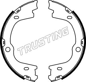 TRUSTING Trummelpiduriklotside komplekt, käsipidur 046.224