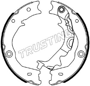 TRUSTING Trummelpiduriklotside komplekt, käsipidur 049.173