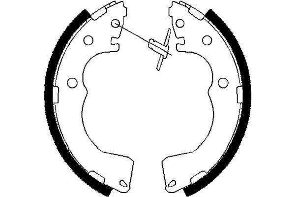 KAVO PARTS Jarrukenkäsarja BS-5421