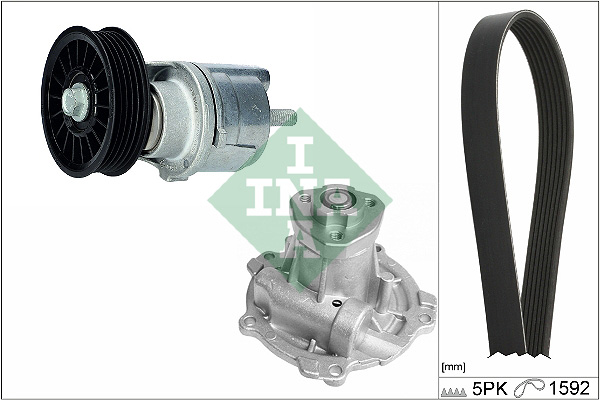 Schaeffler INA Vesipumppu + vetohihnasarja 529 0161 31