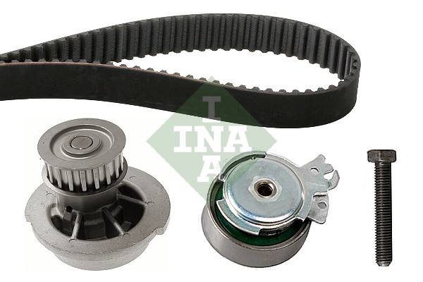 Schaeffler INA Pompa wodna + zestaw paska rozrządu 530 0004 32