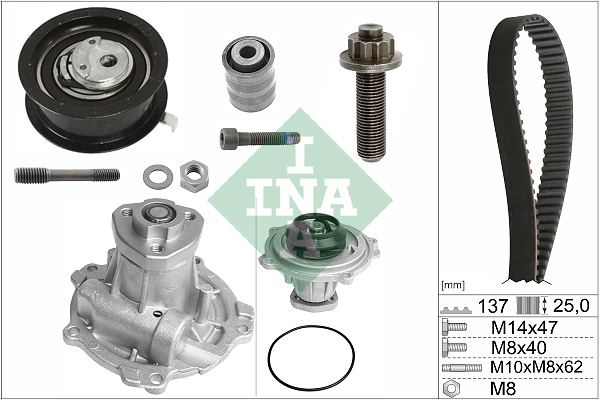Schaeffler INA Vesipumppu + jakohihnasarja 530 0377 31