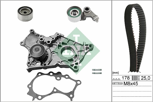 Schaeffler INA Vesipumppu + jakohihnasarja 530 0422 30