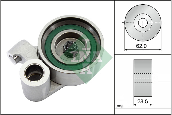 Schaeffler INA Kiristysrulla, hammashihnat 531 0215 20
