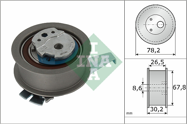 Schaeffler INA įtempiklio skriemulys, paskirstymo diržas 531 0962 10