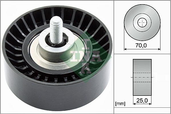 Schaeffler INA rolka kierunkowa / prowadząca, pasek klinowy zębaty 532 0655 10