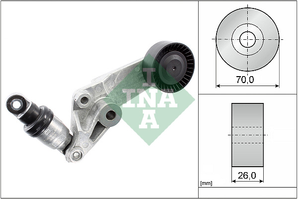 Schaeffler INA Kiristinvarsi, moniurahihna 534 0016 10