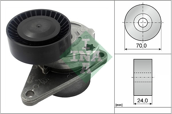 Schaeffler INA Napinacz, pasek klinowy wielorowkowy 534 0103 10