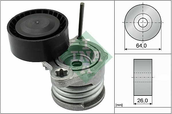 Schaeffler INA Napinacz, pasek klinowy wielorowkowy 534 0331 10