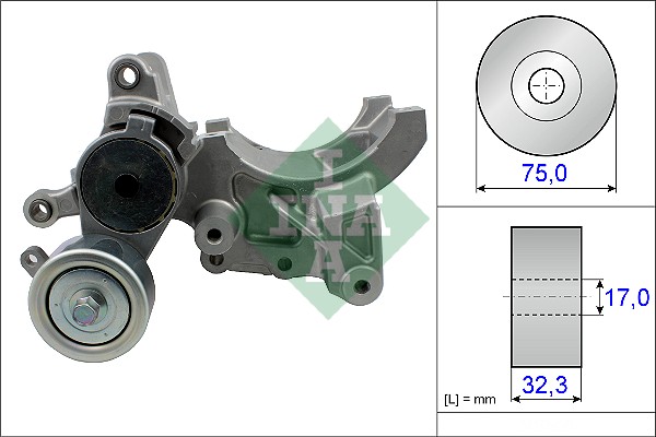 Schaeffler INA Napinacz, pasek klinowy wielorowkowy 534 0452 10