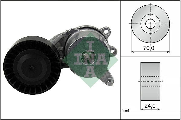 Schaeffler INA Napinacz, pasek klinowy wielorowkowy 534 0553 10