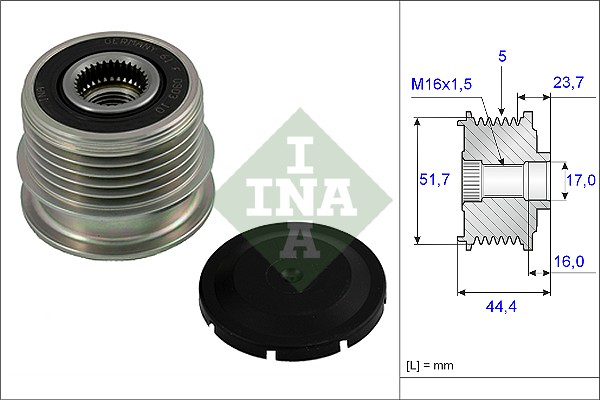 Schaeffler INA Alternator - sprzęgło jednokierunkowe 535 0020 10