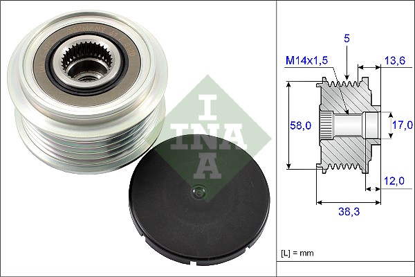 Schaeffler INA Vapaakytkin 535 0184 10