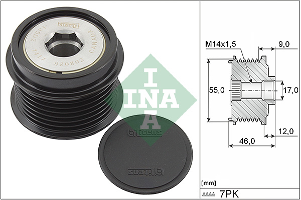 Schaeffler INA Vapaakytkin 535 0198 10