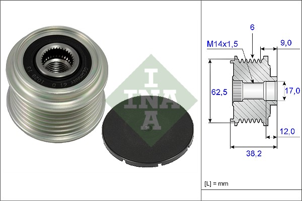 Schaeffler INA Vapaakytkin 535 0219 10