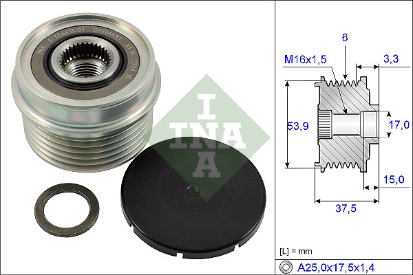 Schaeffler INA Frihjulskoppling, generator 535 0223 10