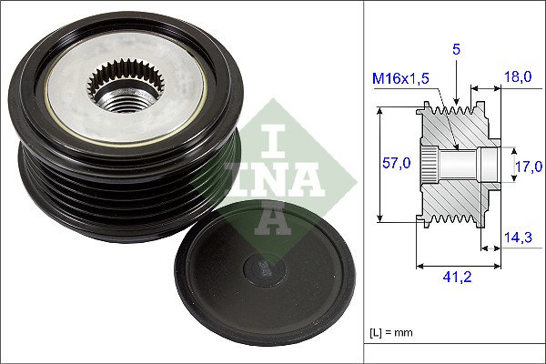 Schaeffler INA Generaatori vabakäik 535 0248 10