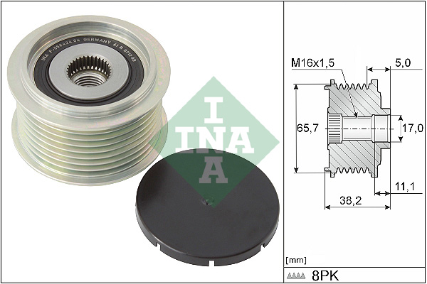 Schaeffler INA Alternator - sprzęgło jednokierunkowe 535 0274 10