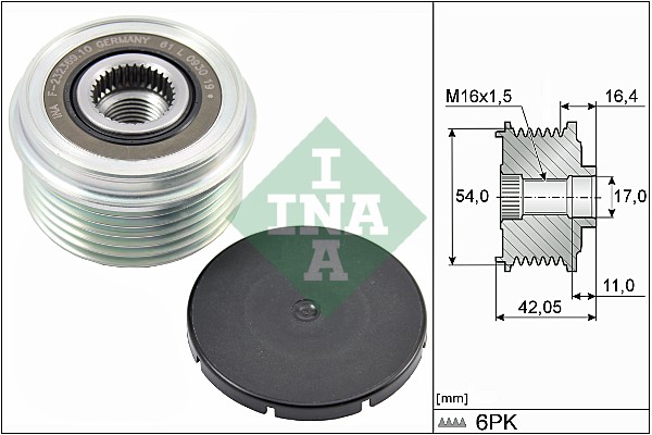 Schaeffler INA Frihjulskoppling, generator 535 0285 10