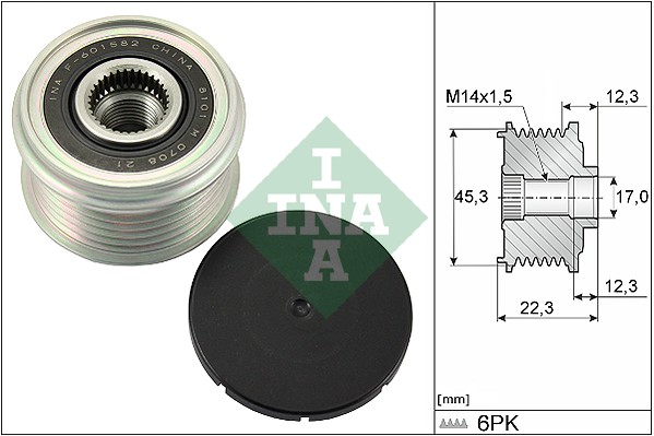 Schaeffler INA Generaatori vabakäik 535 0291 10