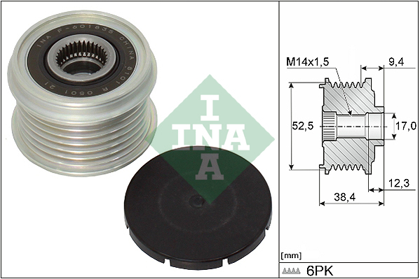 Schaeffler INA Vapaakytkin 535 0329 10