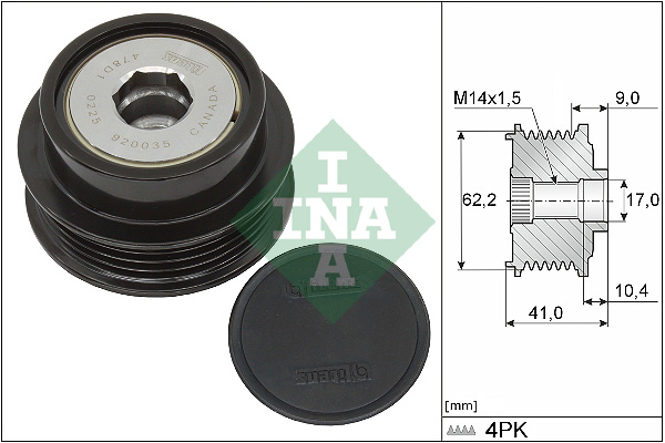 Schaeffler INA Vapaakytkin 535 0338 10