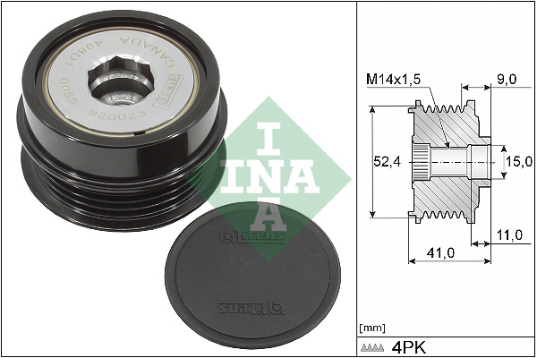 Schaeffler INA Vapaakytkin 535 0339 10