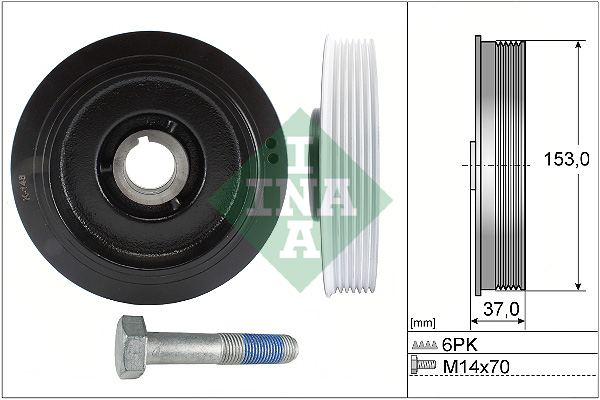 Schaeffler INA rihmratta komplekt, väntvõll 544 0058 20