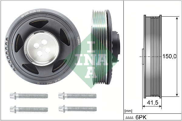 Schaeffler INA Remskivesats, vevaxel 544 0129 20