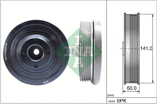 Schaeffler INA Koło pasowe, wał korbowy 544 0143 10