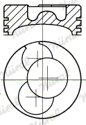 NÜRAL Kolv 87-780100-10
