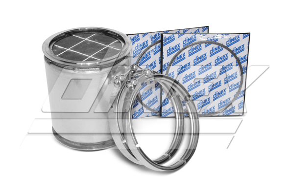 DINEX Filtr sadzy / filtr cząstek stałych, układ wydechowy 1JI001-RX