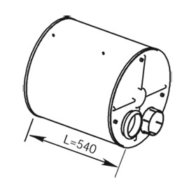 DINEX Tłumik środkowy 21496