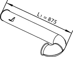 DINEX Rura wydechowa 22612
