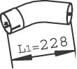 DINEX Avgasrör 28753