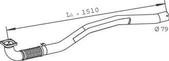 DINEX Avgasrör 29240
