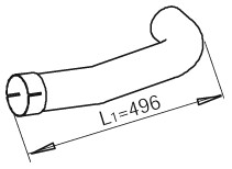 DINEX Rura wydechowa 48202