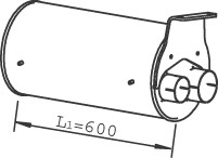 DINEX Keskiäänenvaimentaja 49397