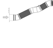 DINEX Avgasrör 67200
