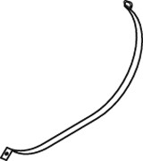 DINEX Uchwyt, system wydechowy 68848
