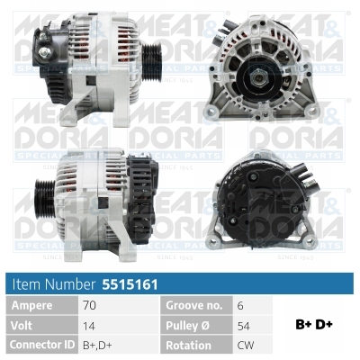 MEAT & DORIA Generaator 5515161