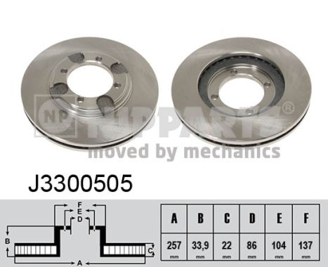 NIPPARTS Piduriketas J3300505